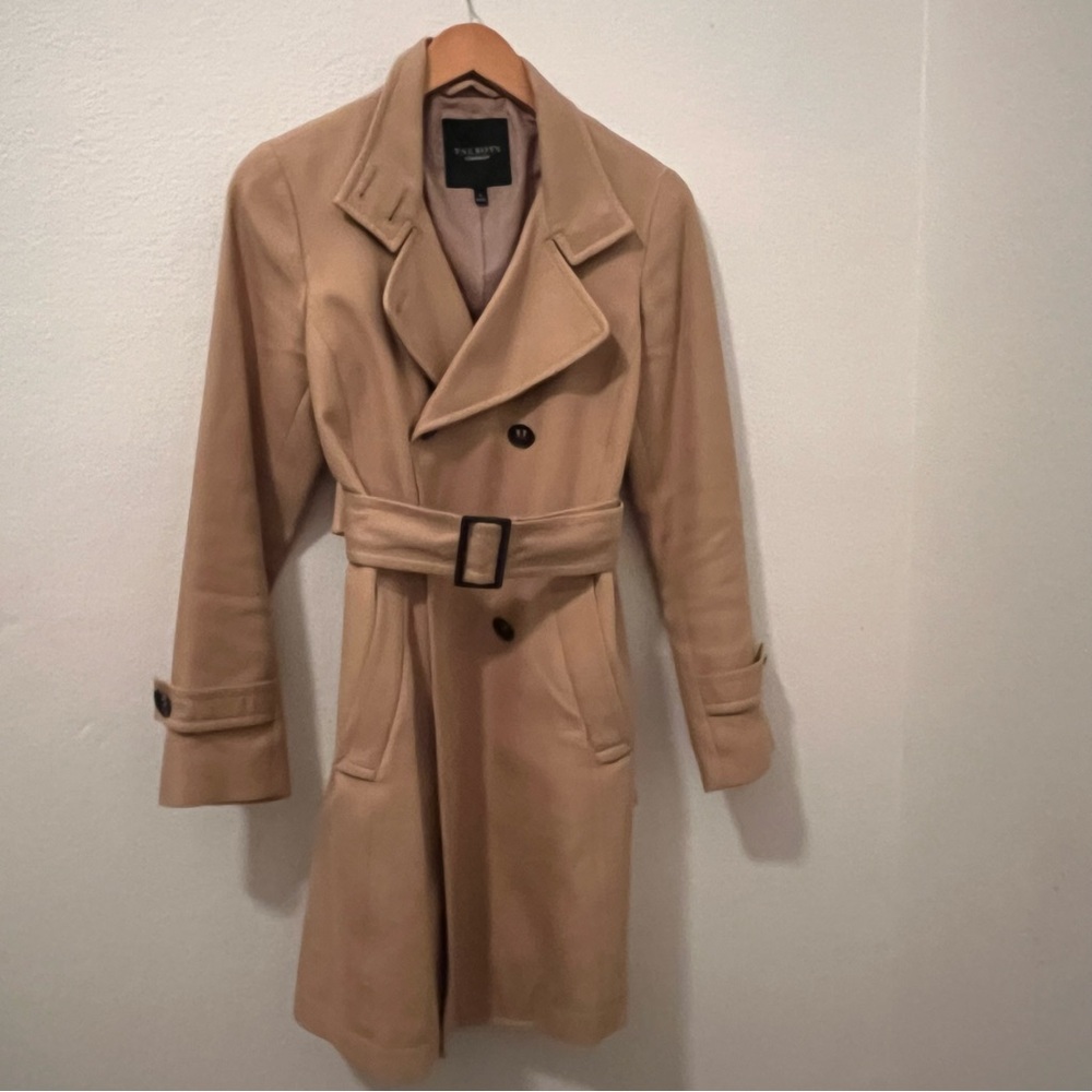Talbots Classic Camel Trench Coat